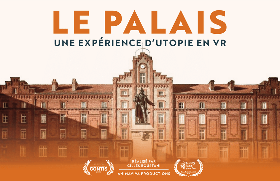 Affiche de "Le palais. Une expérience d'utopie en VR" réalisé par Gilles Boustani.