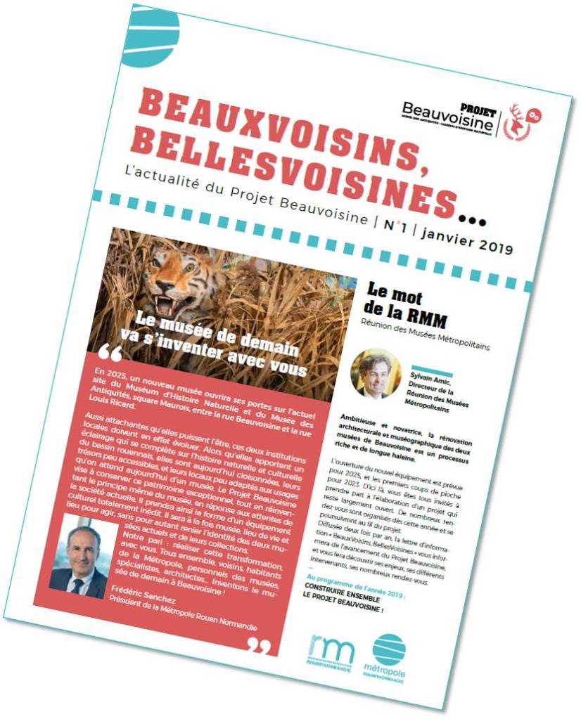 Lettre d’information du Projet Beauvoisine, janvier 2019, extraite du PowerPoint présenté par S. Amic.