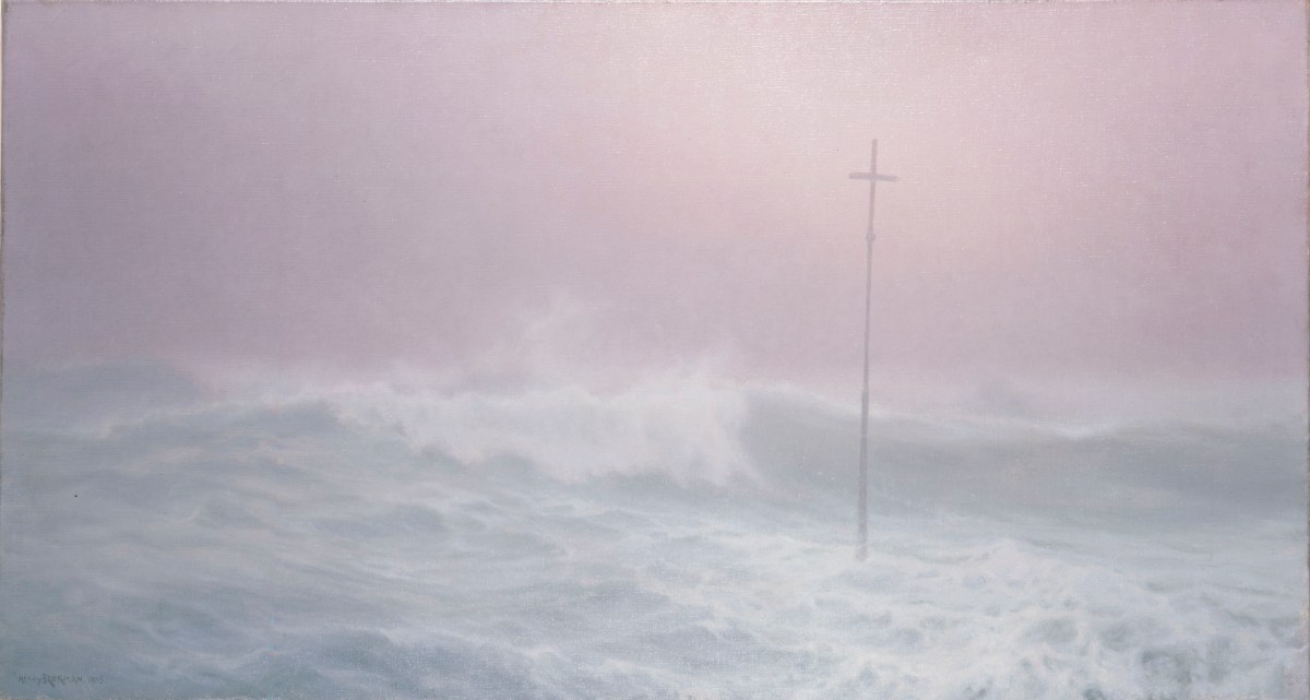 Das Kreuz Im Nebel Bretagne Henry Brokman